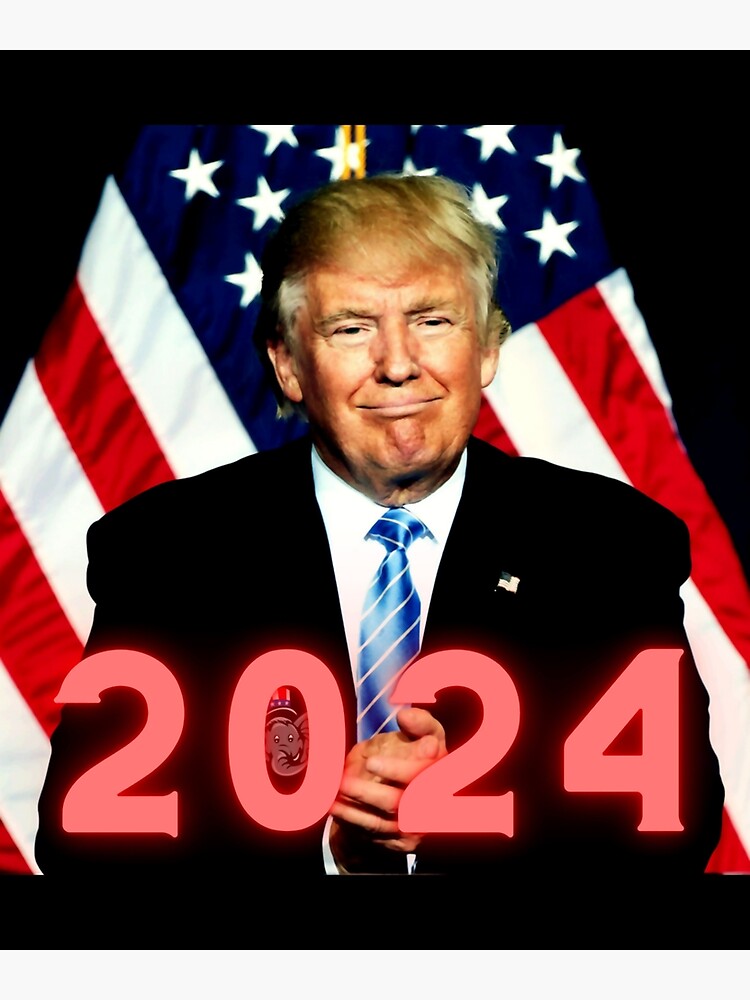 "Donald Trump 2024" Poster for Sale by ChrisHienHo Redbubble
