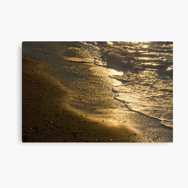Sun Swept Sea Shore Metal Print