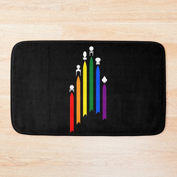Item preview, Flying ship gay-pride treks fans designed and sold by Machikoiche138.