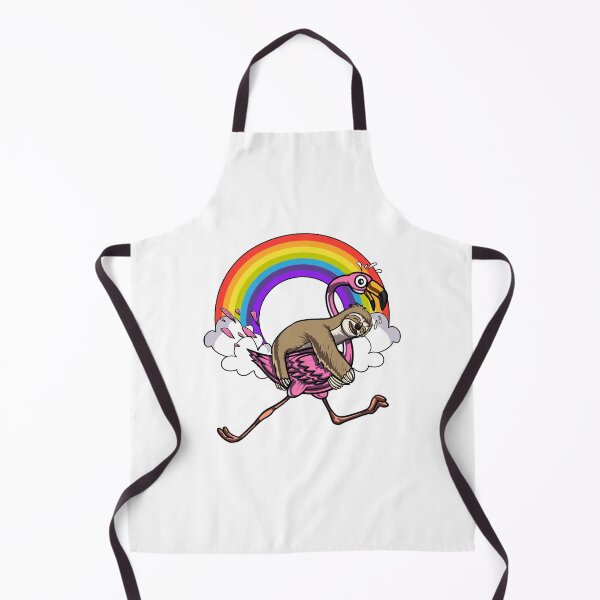 Item preview, Sloth Riding Flamingo Bird designed and sold by underheaven.