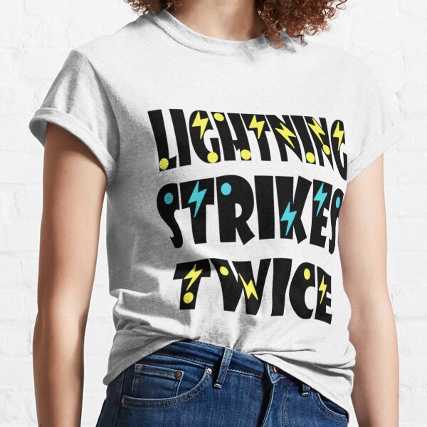 Tampa Bay Lightning T-Shirt Womens 2XL Black Lightning Strikes Twice 2020  2021