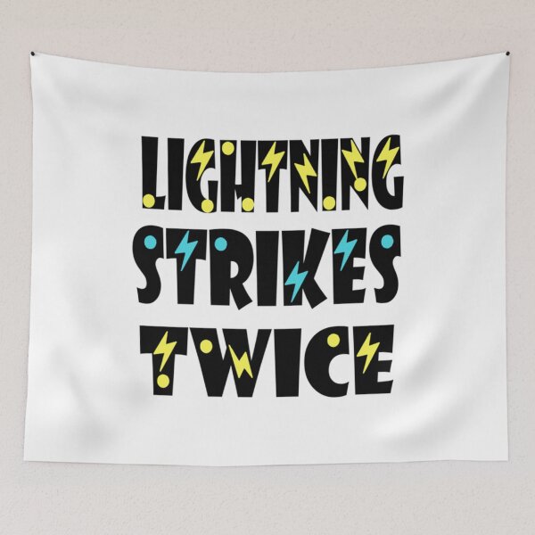 Item preview, lightning strikes twice   designed and sold by XpressYoursea.