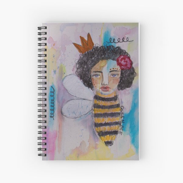 Queen Bee Spiral Notebook
