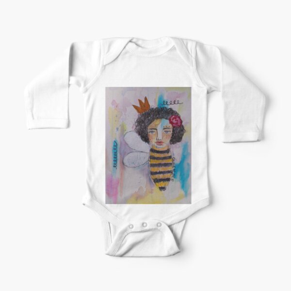 Queen Bee Long Sleeve Baby One-Piece
