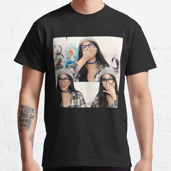 Sssniperwolf laughing collage   Classic T-Shirt