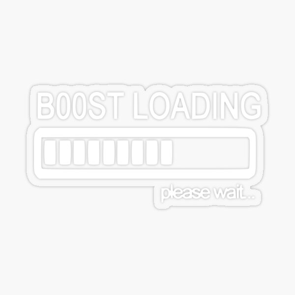 Boost Loading Stickers for Sale