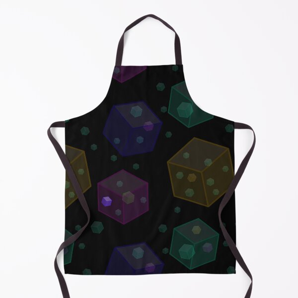 Item preview, Multicolored large and small transparent cubes designed and sold by ReflectedCrafts.