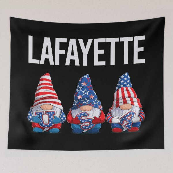 Item preview, Happy USA Gnomes Lafayette designed and sold by xaviajames9.