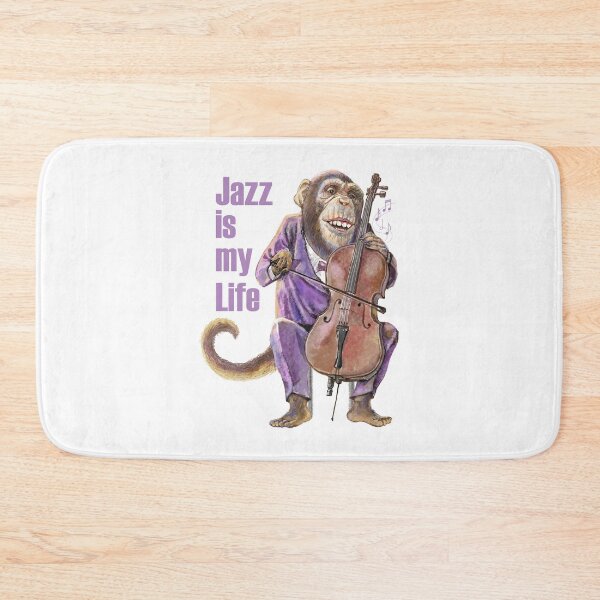 Item preview, The monkey plays jazz music on the cello designed and sold by artredstar.