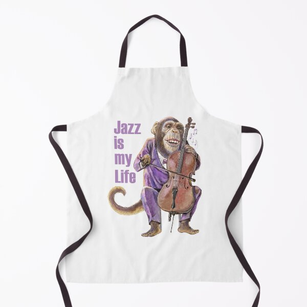 Item preview, The monkey plays jazz music on the cello designed and sold by artredstar.