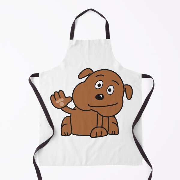 Item preview, dog waving, waving dog sticker designed and sold by helkav.