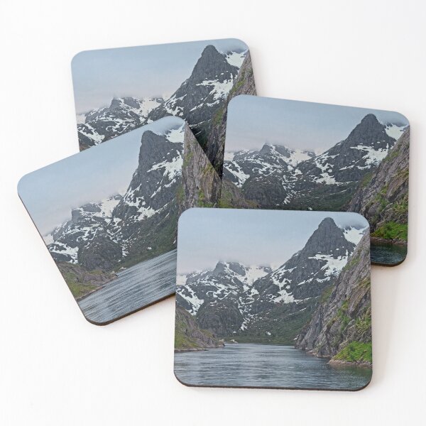 Item preview, Entering Trollfjord at Midnight in Norway designed and sold by Martyn R Arnold Fine Art Nature & Landscape Photography.