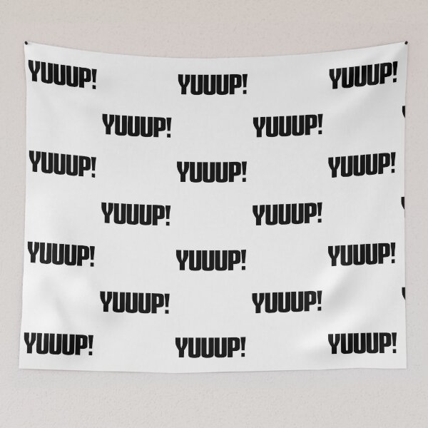 Item preview,  Yuuup! popular auction saying, auctioneer storage gift in black text designed and sold by portrait4you.