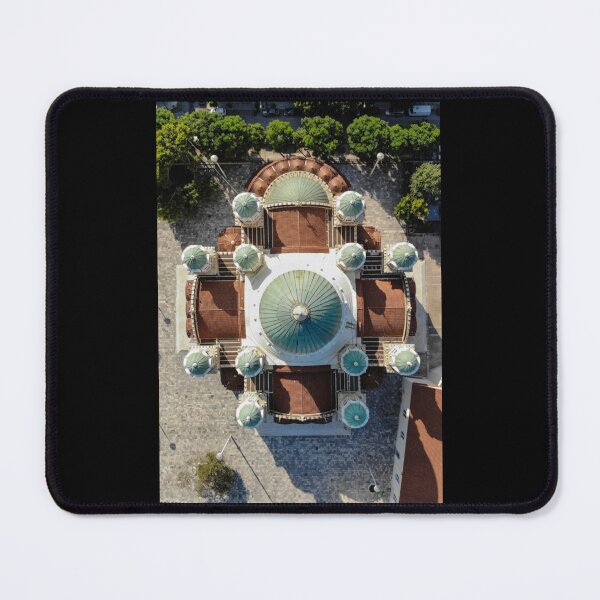 Item preview, Symmetry Saint Andrew Cathedral Church Patras Greece Sticker designed and sold by lelaalicesr.