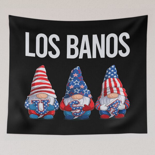 Item preview, Happy USA Gnomes Los Banos designed and sold by xaviajames9.