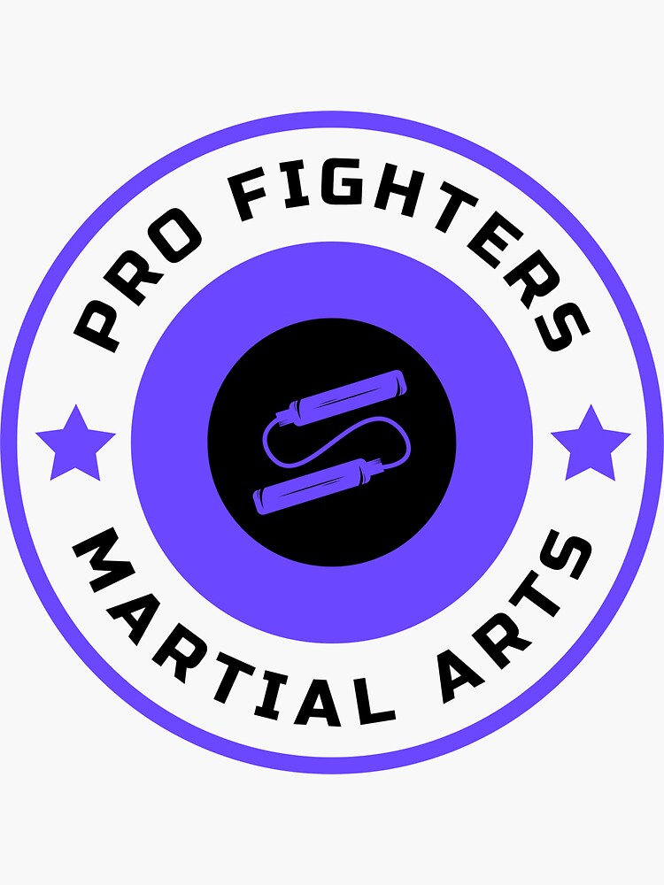 "Pro Fighters Martial Arts Cool" Sticker for Sale by NanaDigital