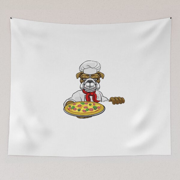 Item preview, dog eating a pizza, dog eating pizza, dog waving, get me a pizza, naughty dog, dog eating, pizza dog designed and sold by helkav.