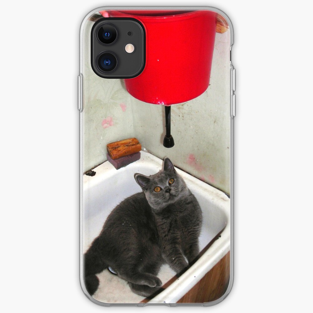 British blue. Thirsty iPhone Case & Cover