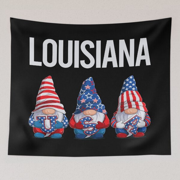 Item preview, Happy USA Gnomes Louisiana designed and sold by xaviajames9.