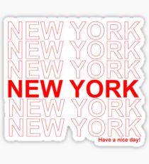 Pegatina Nueva York - Ten un buen día
