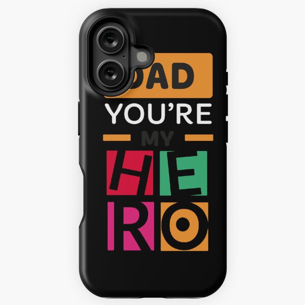 Vista previa del artículo con la obra «Papá, eres mi héroe», diseñado y vendido por Egezinti.