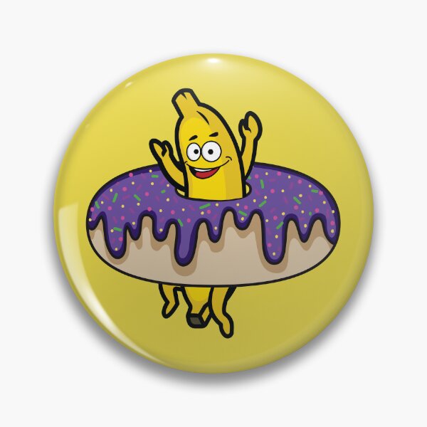 Item preview, Banana dancing inside a donut designed and sold by Donutlovers.
