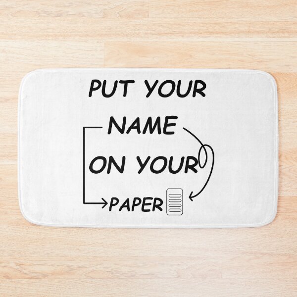 Item preview, Put you name on Paper designed and sold by Brother03.