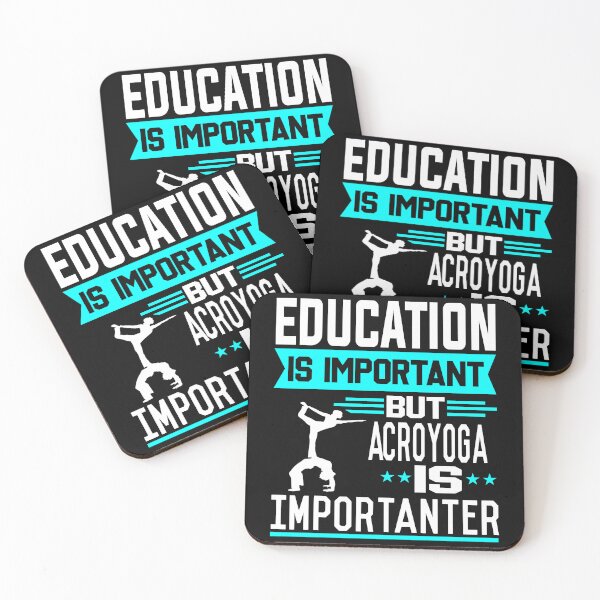 Item preview, Education is important but Acroyoga is Importanter designed and sold by printhappy4you.