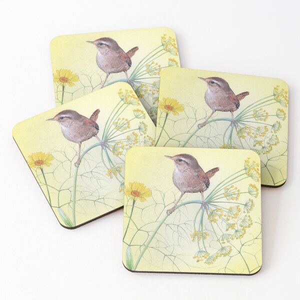 Item preview, Fennel (featuring a little Jenny Wren) designed and sold by samcannon.