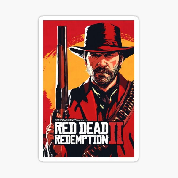 Arthur Morgan Red Dead Redemption 2 Vinyl Sticker -  Hong Kong