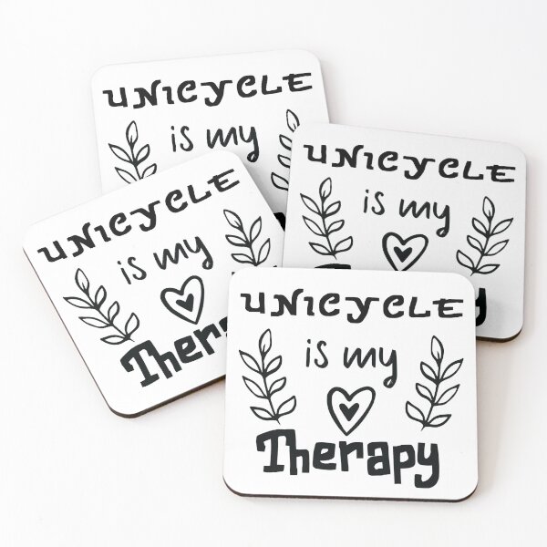 Item preview, Unicycle Is My Therrapy, Unicycle Rider, Funny Unicycle designed and sold by Aerial Addicts.