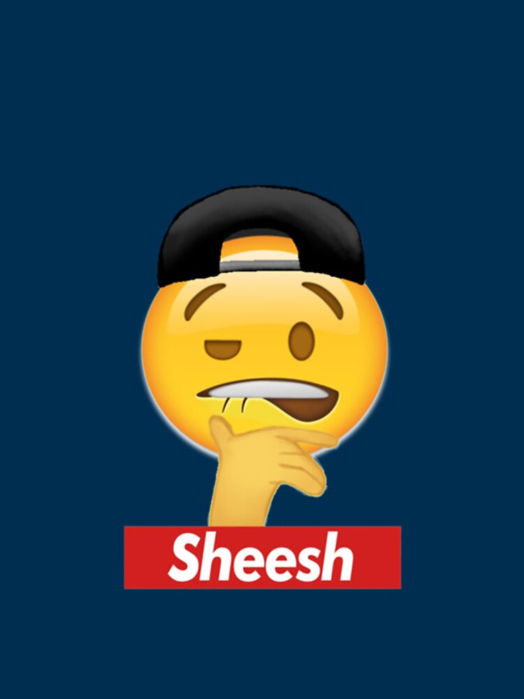 "Ice in my veins emoji sheesh biting lip sheesh emoji " iPhone Case for Sale by CottagePrinter