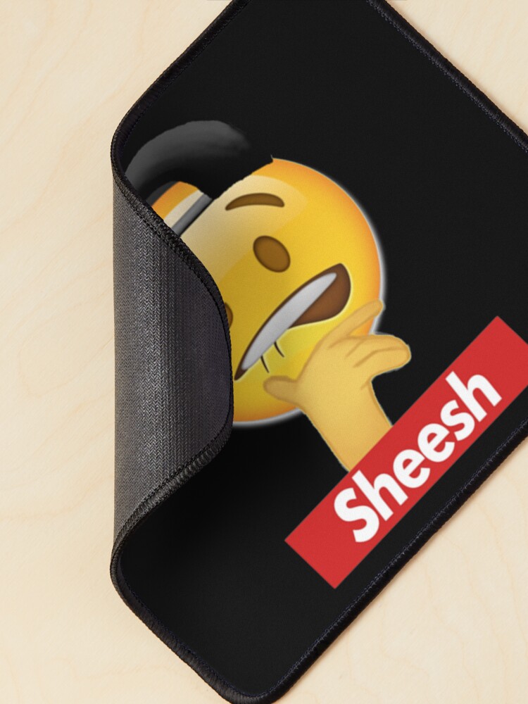 "Ice in my veins emoji sheesh biting lip sheesh emoji " Mouse Pad for