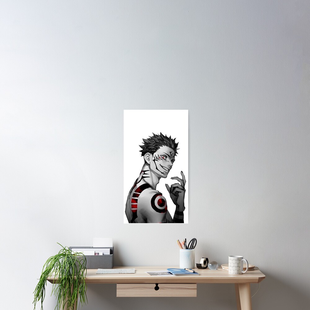 "SUKUNA RYOMEN | JUJUTSU KAISEN " Poster For Sale By Craftster | Redbubble