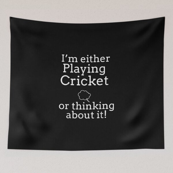 Item preview, Cricket Think Gifts For Players Who Play Sticker designed and sold by monica45je.