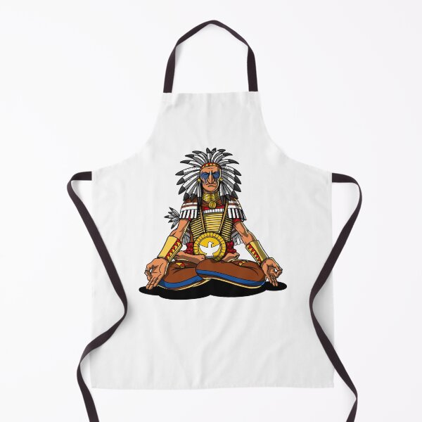 Artikelvorschau, Native American Chief Yoga entworfen und verkauft von underheaven.
