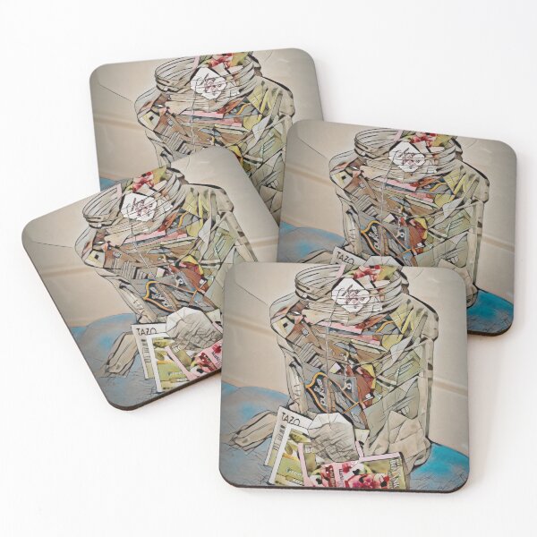 Item preview, Abstract Tea Bag Jar designed and sold by bertsworks300.