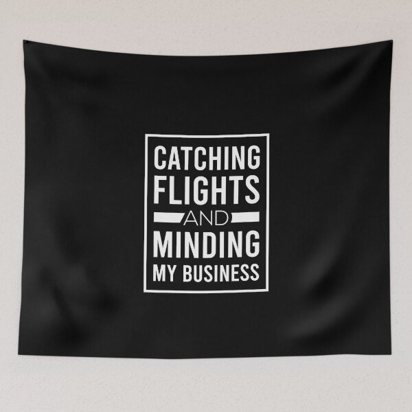 Item preview, catching flights and minding my business Classic T-Shirt designed and sold by ouaredi.