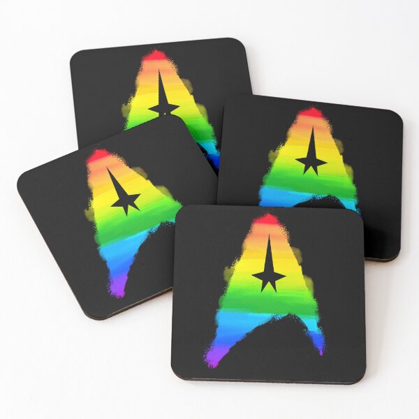 Item preview, Insignia rainbow paint Flying ship gay-pride treks fans discovery  designed and sold by Machikoiche138.