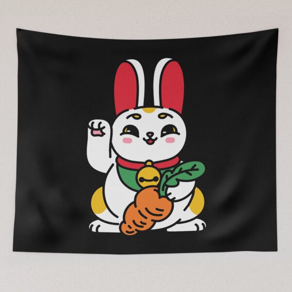 Item preview, Bunny T-ShirtMANEKI NEKO BUNNY designed and sold by BratbitBarry.