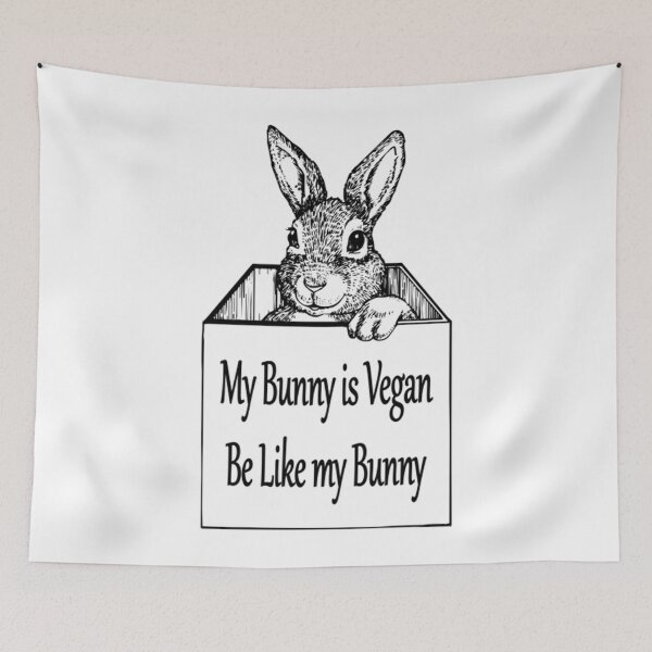 Item preview, Bunny T-ShirtMy Bunny is Vegan, Be like my Bunny. Happy Easter designed and sold by BratbitBarry.