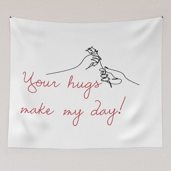 Item preview, Your hugs make my day - Simple Art 2 designed and sold by Mintminz.