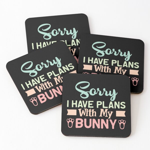 Item preview, Bunny T-ShirtSorry I Can't I Have Plans With My Bunny - Vintage designed and sold by BratbitBarry.
