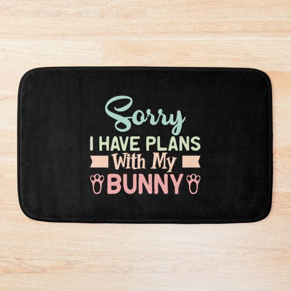 Item preview, Bunny T-ShirtSorry I Can't I Have Plans With My Bunny - Vintage designed and sold by BratbitBarry.