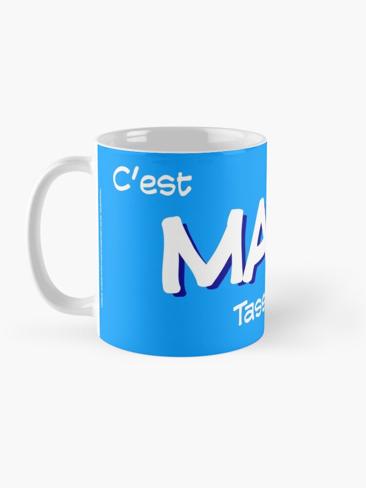 Mug ''8-OPTIONS.COM - FR - MA TASSE - BLEU - 10 $ pour auteurs' : autre vue