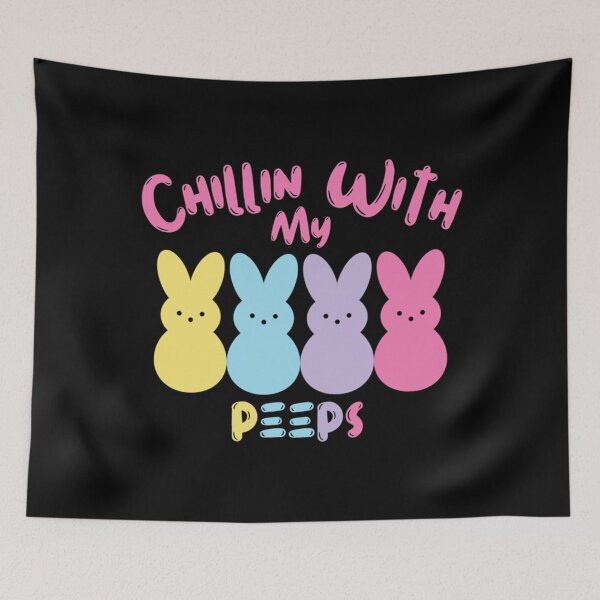 Item preview, Easter Bunny T-ShirtChillin With my peeps designed and sold by BratbitBarry.