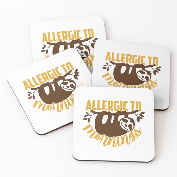 Item preview, Allergic to mornings designed and sold by Casparbuisness.