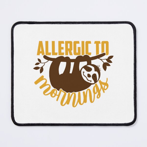 Item preview, Allergic to mornings designed and sold by Casparbuisness.