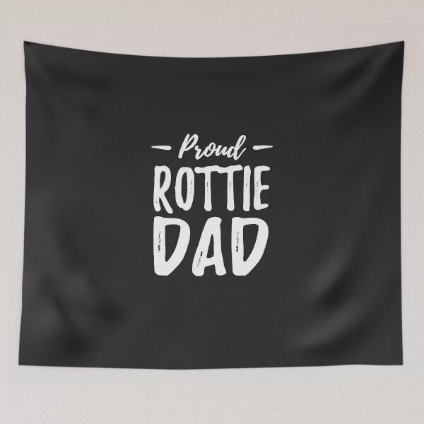 Aperçu de l'œuvre Rottie Dog Dad Rottweiler fier chien créée et vendue par yorksruthiem.