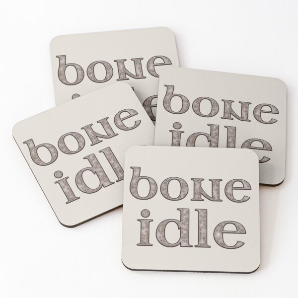 Item preview, Bone Idle - Bone Letters designed and sold by SolarCross.